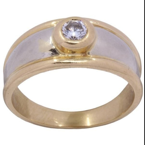 Bague 55 Bague jonc 2 Ors Diamant 58 Facettes 081951