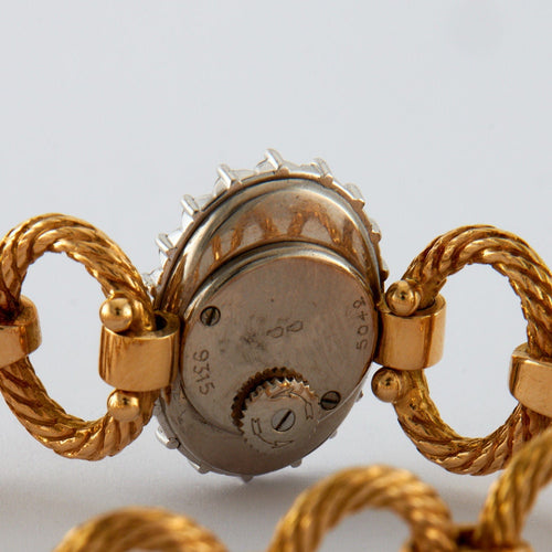 Montre Vacheron Constantin pour Chaumet - Montre Or et Diamants 58 Facettes