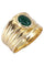 Bague 54 BAGUE MODERNE ÉMERAUDE CABOCHON 58 Facettes 074551