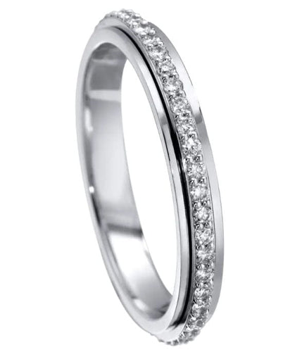 Bague 54 PIAGET - Bague Possession Or blanc Diamant 58 Facettes G34PR654