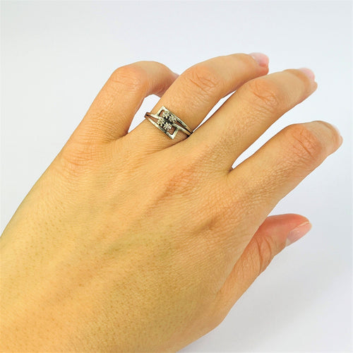 Bague 53 Bague Or Diamants 58 Facettes 20400000591