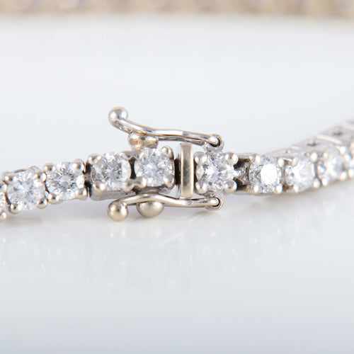 Bracelet Bracelet Rivière Or Blanc Diamants 4cts 58 Facettes 220406