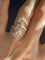 Bague 54 Bague princesse or rose Diamants 58 Facettes