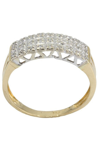 Bague BAGUE MODERNE PAVAGE DIAMANTS 58 Facettes 048671