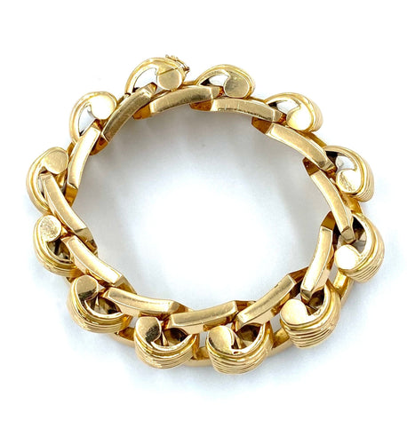 Bracelet Bracelet Tank or rose 18K 58 Facettes