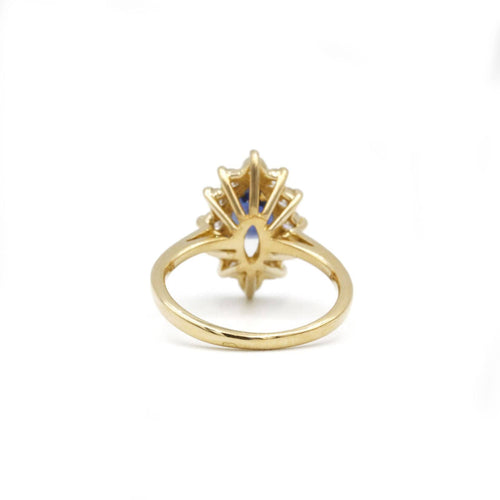 Bague 47 Bague Marguerite Saphir Et Diamants 58 Facettes 220276R
