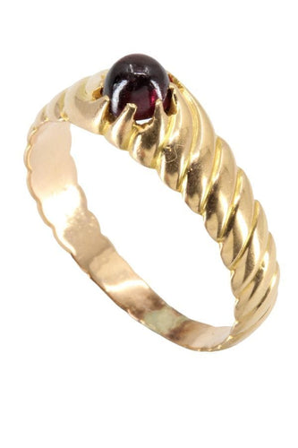 Bague BAGUE JONC GRENAT MODERNE 58 Facettes 044421