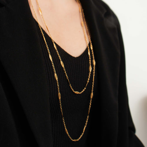 Collier Sautoir Filigrane chaîne 58 Facettes