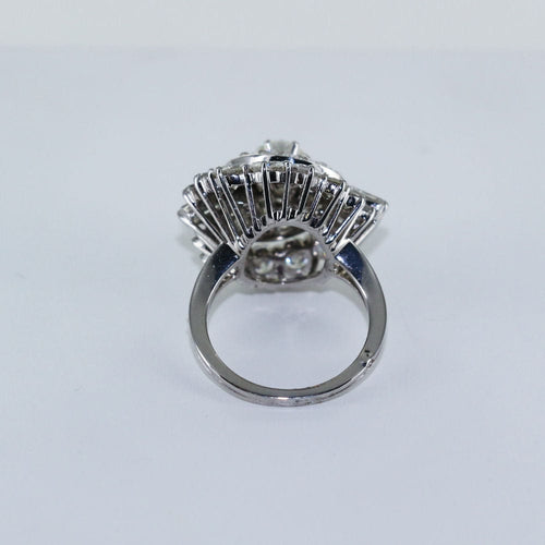 Bague Bague asymétrique diamants 58 Facettes