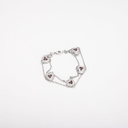 Bracelet Bracelet en Or gris, améthystes 58 Facettes