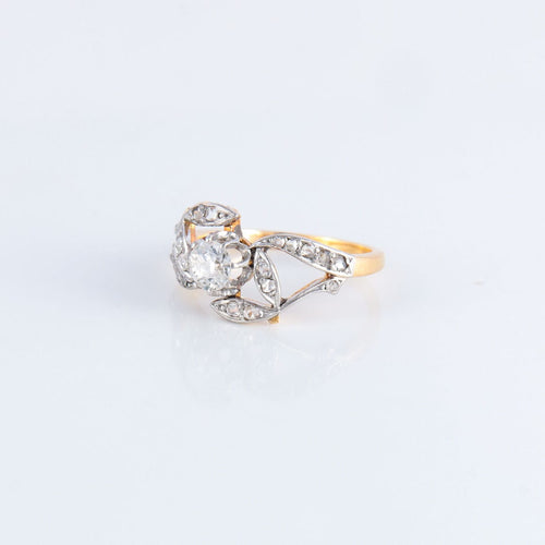 Bague 51 Bague belle époque, diamants 58 Facettes