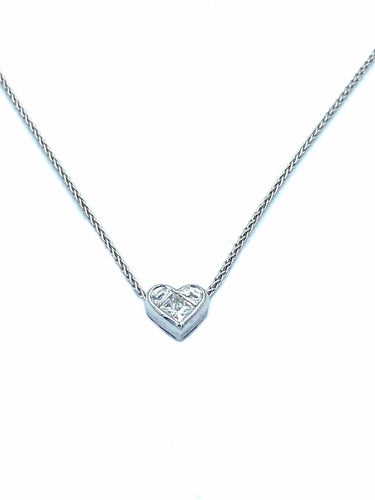 Collier BVLGARI. Collier or blanc 18K et diamants 58 Facettes