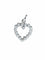 Pendentif Pendentif Coeur Diamants 58 Facettes
