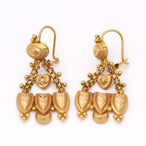 Boucles d'oreilles Boucles d'oreilles de style populaire en or 18 carats 58 Facettes E359772A