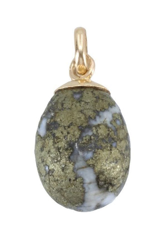 Pendentif PENDENTIF PYRITE QUARTZ 58 Facettes 057701