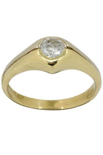 Bague JONC MODERNE DIAMANT 0.50 CARAT 58 Facettes 0442251