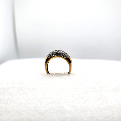 Bague 55 Bague or jaune diamants 58 Facettes 13105