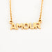 Collier Collier "AMOUR" Or jaune 58 Facettes