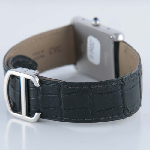 Montre CARTIER - Montre Tank solo en acier 58 Facettes