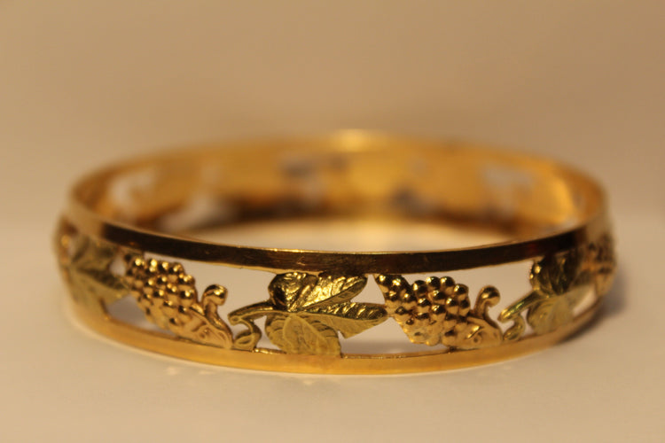 Bracelet Bracelet décor Vigne Or jaune 58 Facettes 11223b