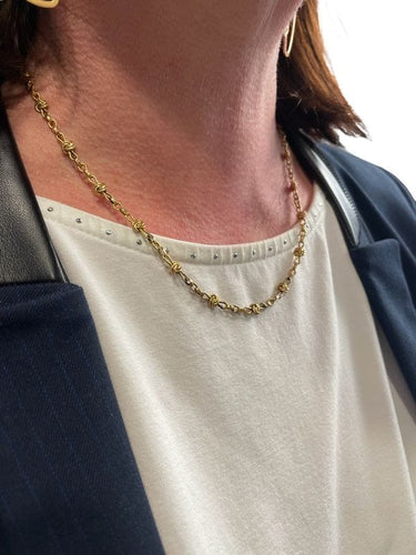 Collier COLLIER MODERNE NŒUDS 58 Facettes 050881