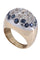 Bague 48 BAGUE DÔME ANCIENNE SAPHIRS ET DIAMANTS 58 Facettes 066301