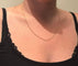 Collier Chaine or rose Maille Gourmette 58 Facettes