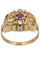 Bague BAGUE RUBIS ANNÉES 50' 58 Facettes 055081