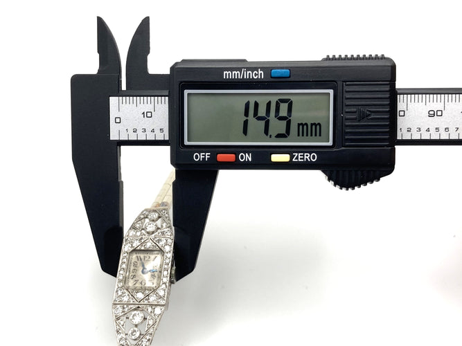 Montre Montre Art Déco diamants 2.44 cts 58 Facettes 07/07 - 16