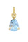 Pendentif PENDENTIF AIGUE MARINE 58 Facettes 056921