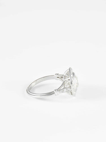 Bague 51 Bague Platine Or Diamants 58 Facettes