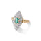 Bague 51 Bague Marquise émeraude & diamant 58 Facettes H162