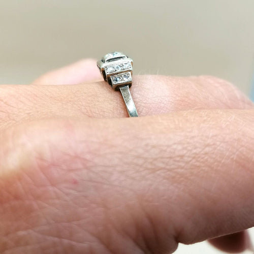 Bague Bague Art Déco diamants 58 Facettes 2019