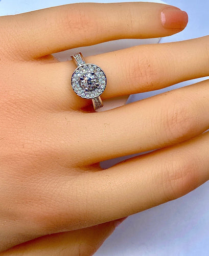 Bague 51 Bague Solitaire diamants 58 Facettes AB260