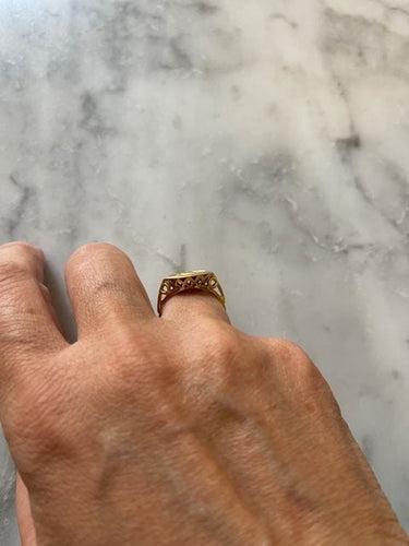 Bague 56 Bague d'amour en coeur de la maison Augis 58 Facettes