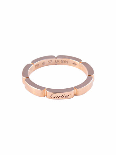 Bague 57 Alliance CARTIER 58 Facettes