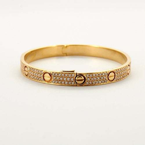 Bracelet CARTIER – Bracelet LOVE Pavage Diamants 58 Facettes