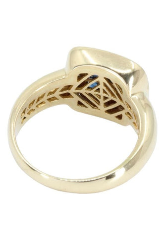 Bague BAGUE MODERNE SAPHIRS ET DIAMANTS 58 Facettes 056051