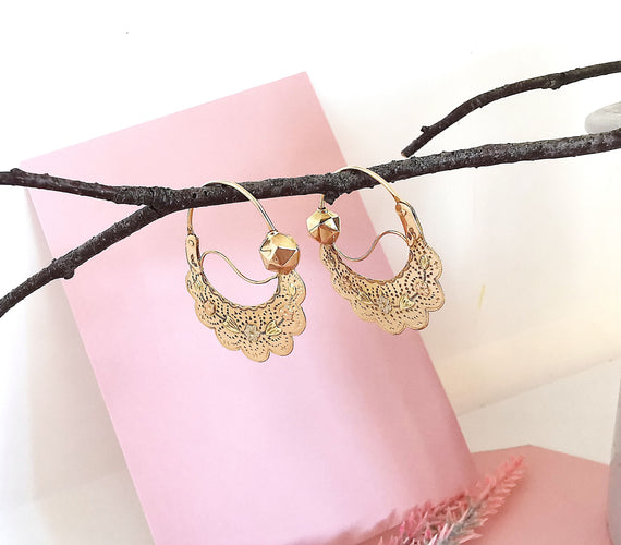 Boucles d'oreilles Boucles d'oreilles créoles Style Savoyarde 58 Facettes AA 1590