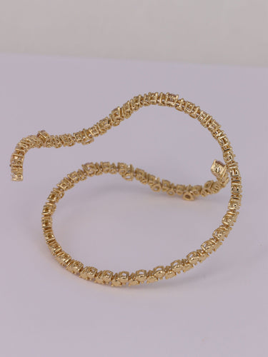 Bracelet Bracelet Or jaune Diamants 58 Facettes P690