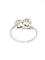 Bague 58 Bague ancienne Toi & Moi Diamants, Platine et or blanc 58 Facettes