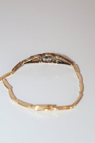Bracelet Bracelet diamants et émeraudes 58 Facettes 520