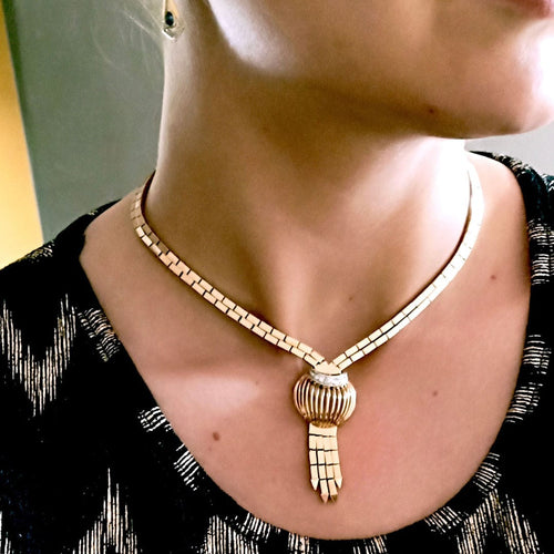 Collier Collier ART DÉCO 58 Facettes V68