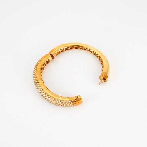 Bracelet Bracelet Or jaune pavage Diamants 58 Facettes