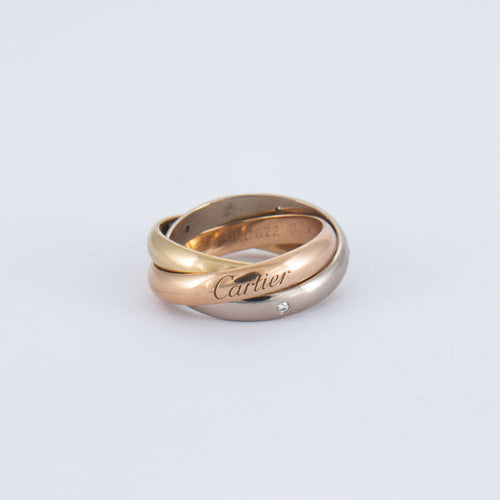 Bague 52 CARTIER - Bague Trinity Diamants 58 Facettes