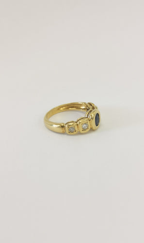 Bague Bague Or Saphir & Diamants 58 Facettes LT 4955