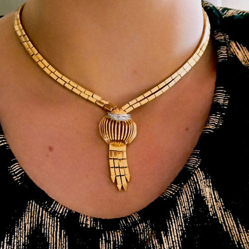 Collier Collier ART DÉCO 58 Facettes V68