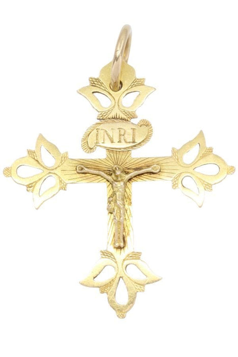 Pendentif CROIX D'ABBESSE 58 Facettes 060471