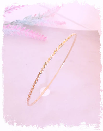 Bracelet Bracelet Jonc ciselé 5,33 gr Or Rose 58 Facettes AA 1491