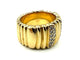 Bague CARTIER. Collection Casque d’or, bague vintage or jaune et diamants 58 Facettes
